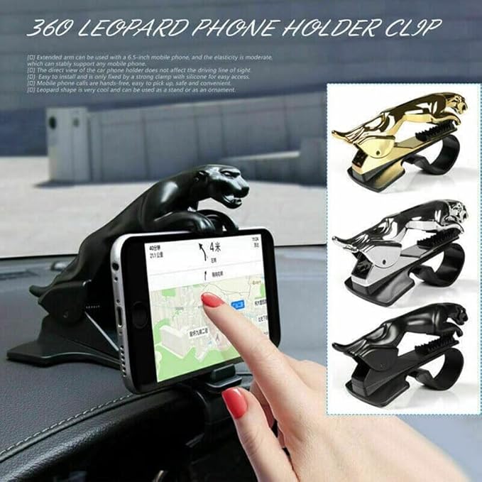 Jaguar Car Mobile Holder – Premium Dashboard Phone Mount
