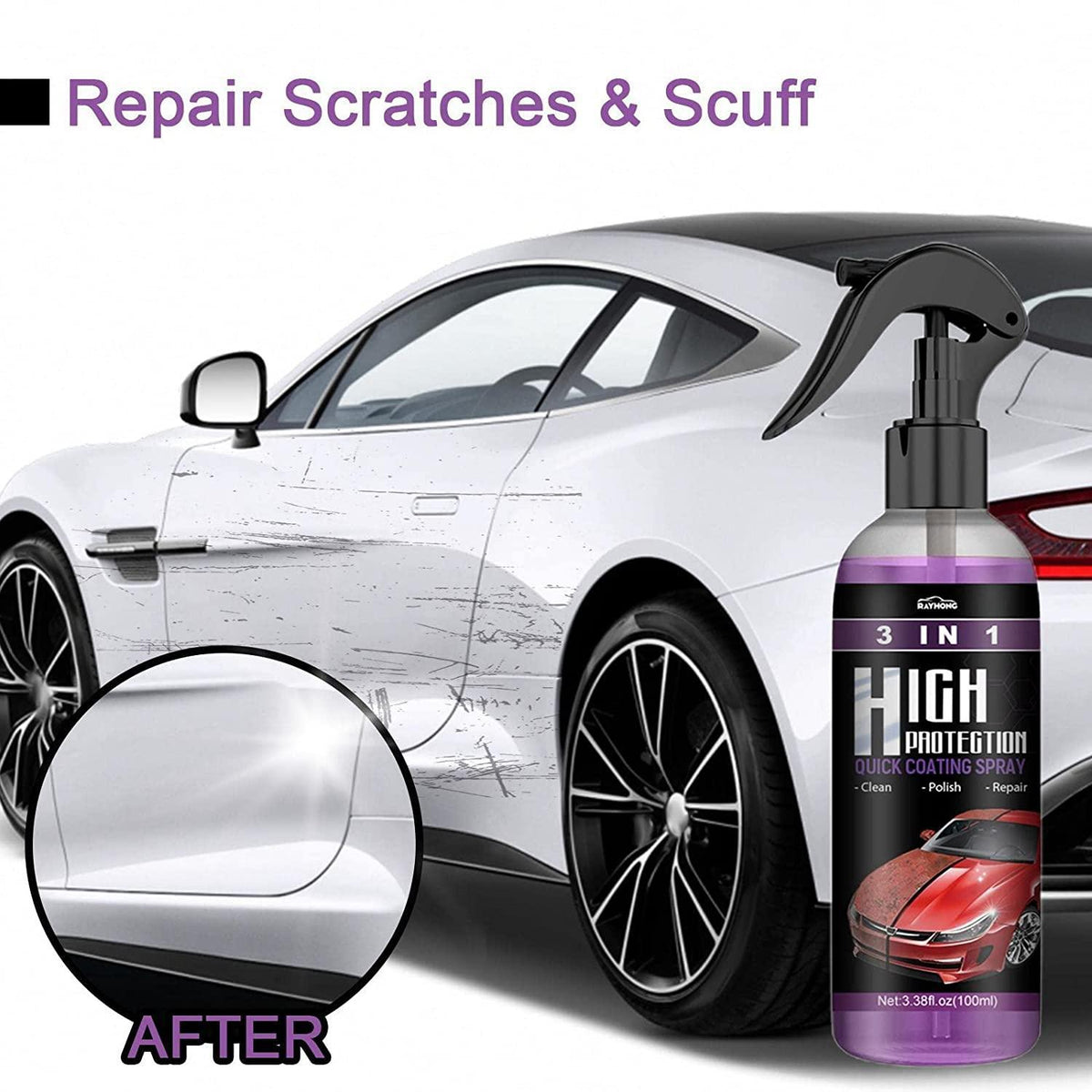 NanoShield Car Polish & Scratch Repair Spray