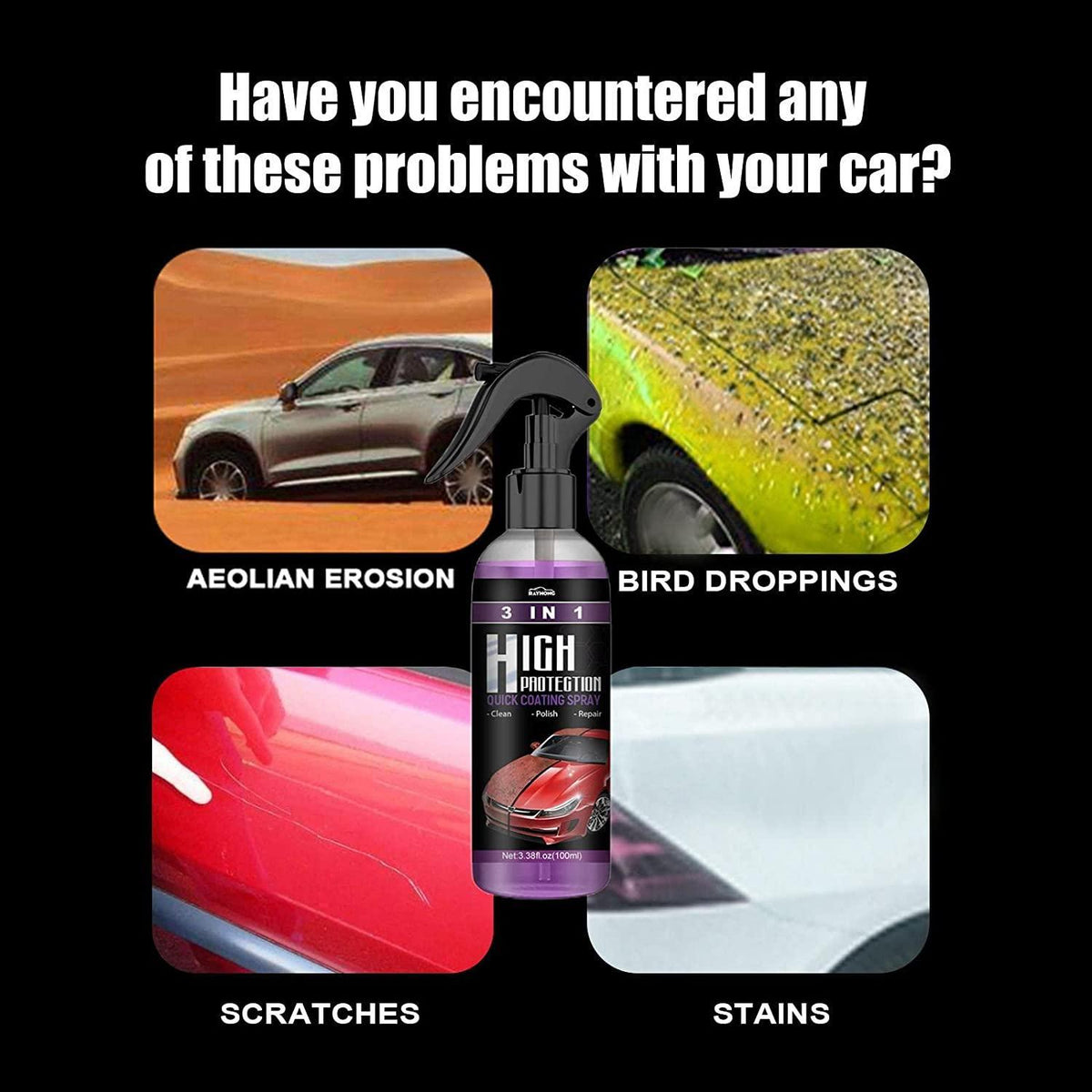 NanoShield Car Polish & Scratch Repair Spray